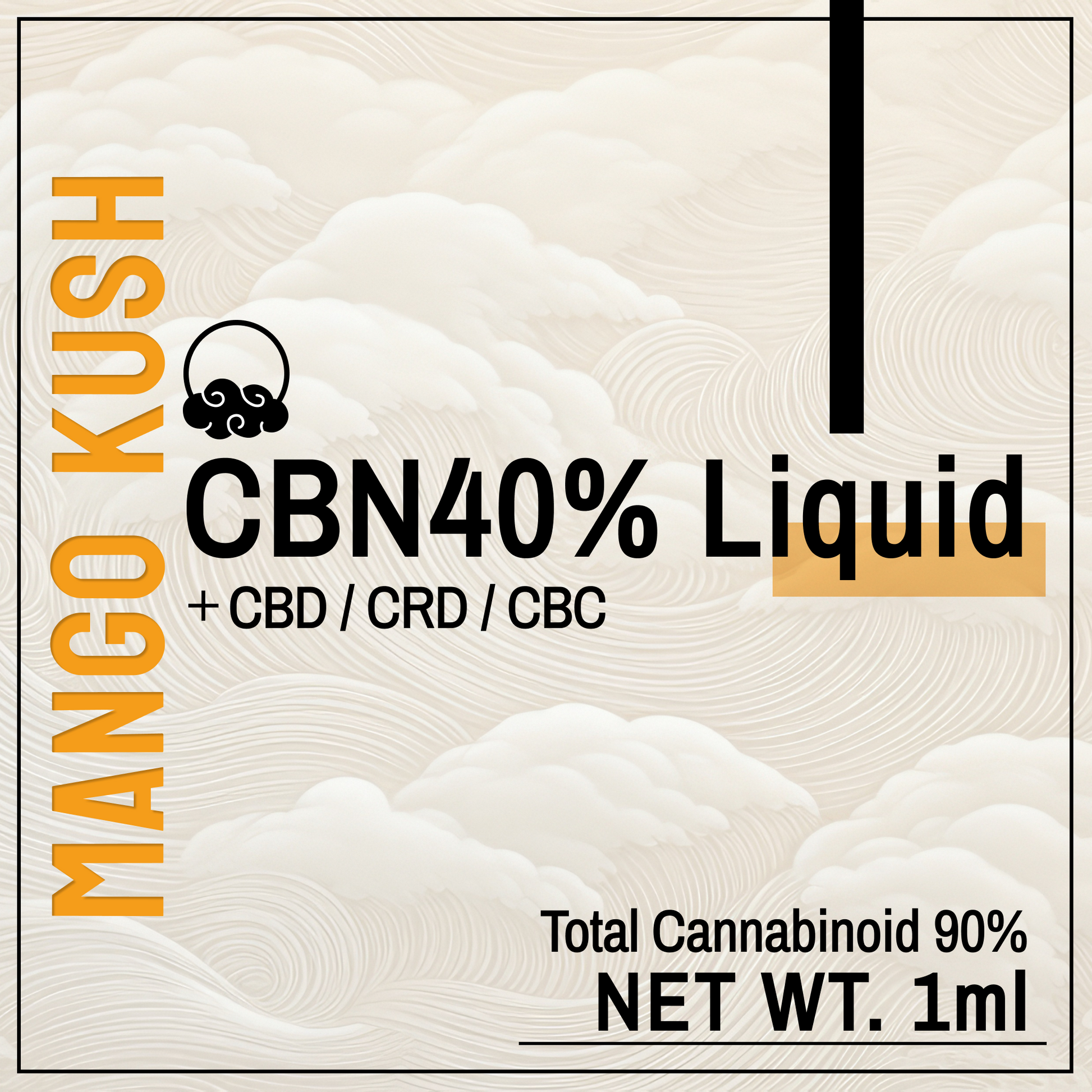 SAINT SMOKE】CBN優勢-510規格リキッド1.0ml / Mango Kush