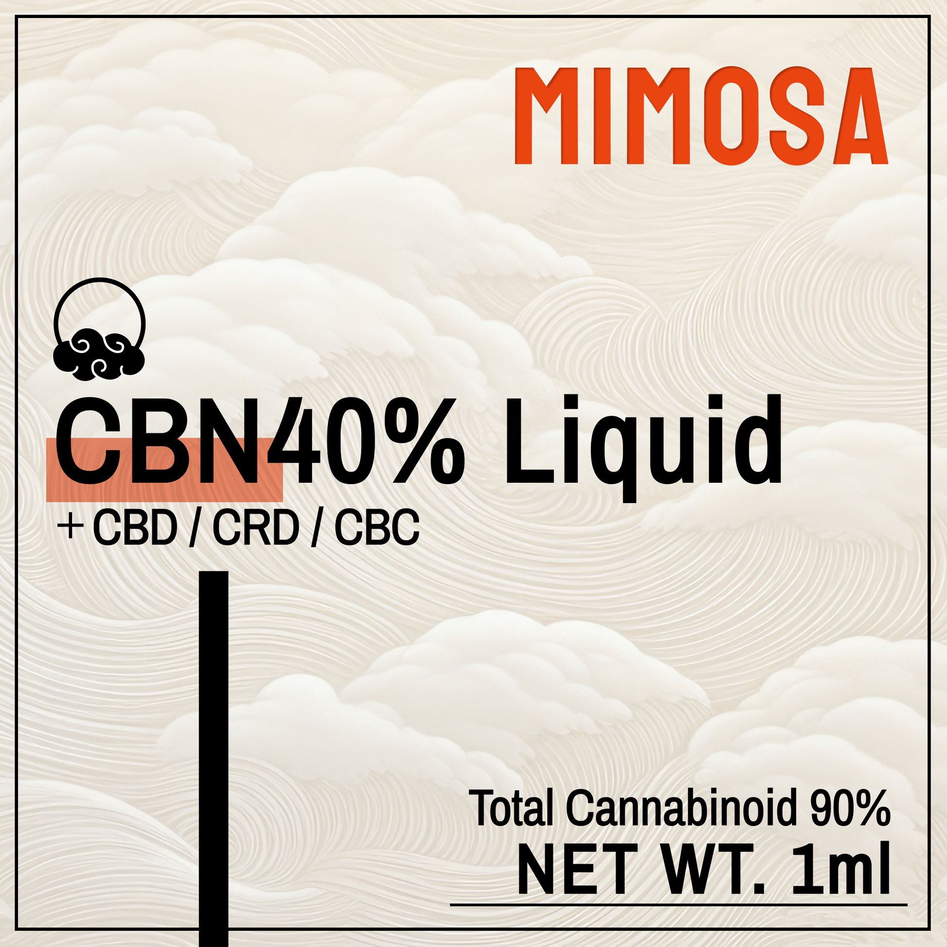 SAINT SMOKE】CBN優勢-510規格リキッド1.0ml / Mimosa